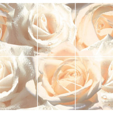 Вставка "Роуз" D (280х400) панно 6 пл. 84х80 см